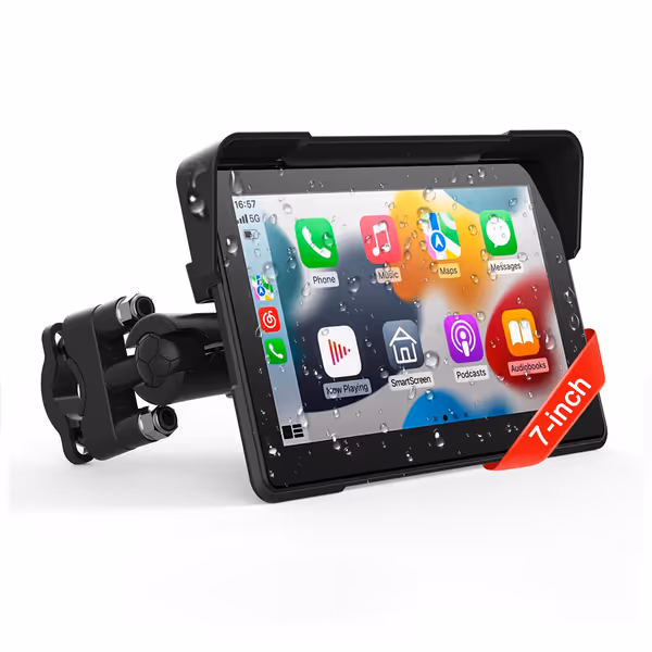 Wireless Motorcycle CarPlay Navigation